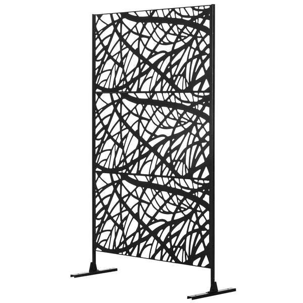 Outsunny 6.5FT Privacy Screen With Twisted Branch Design For Decorative Shade & Climbing Plants
