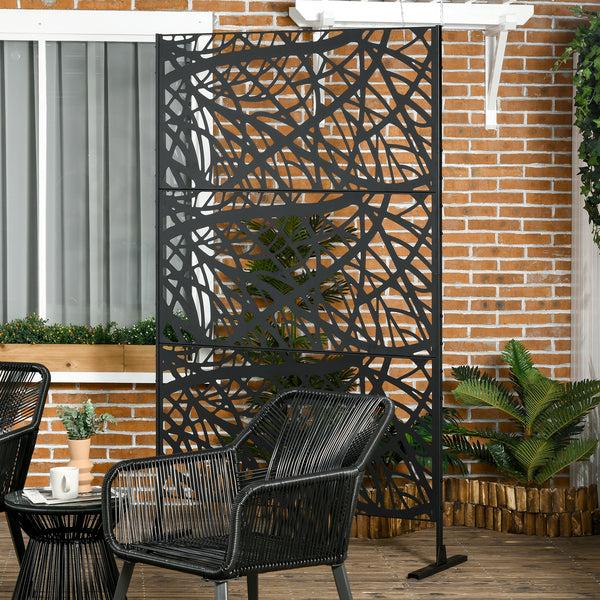 Outsunny 6.5FT Privacy Screen With Twisted Branch Design For Decorative Shade & Climbing Plants