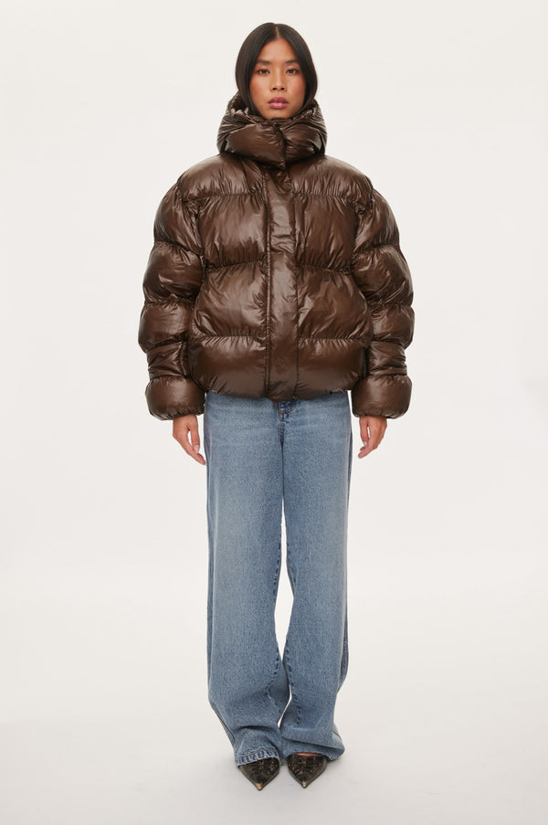 oval square Active Hood Jacket