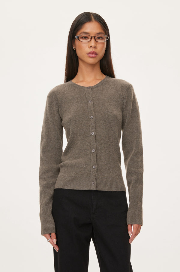 Oval Square Alanis Knit Cardigan