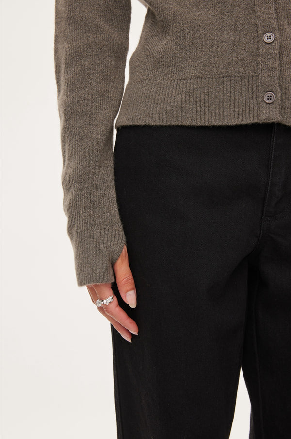 Oval Square Alanis Knit Cardigan