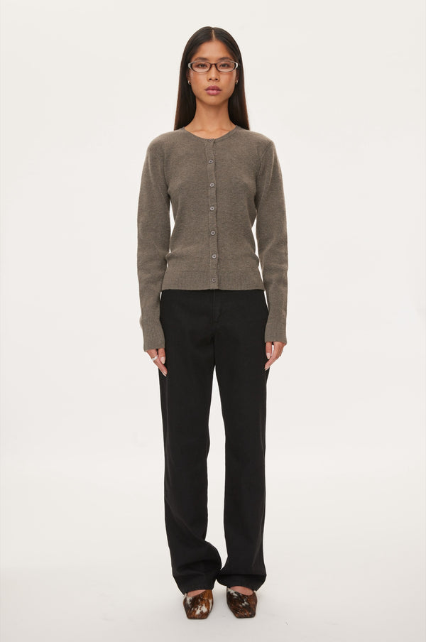 oval square Alanis Knit Cardigan