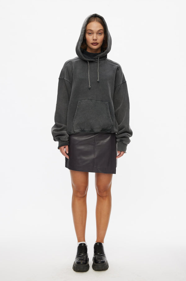 oval square Andy Hoodie