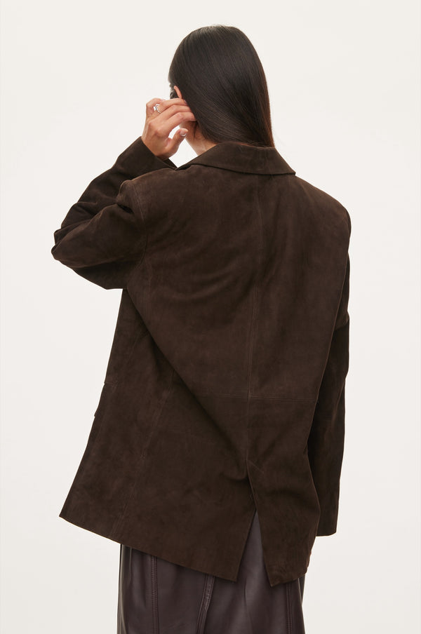 Oval Square Bella Suede Blazer