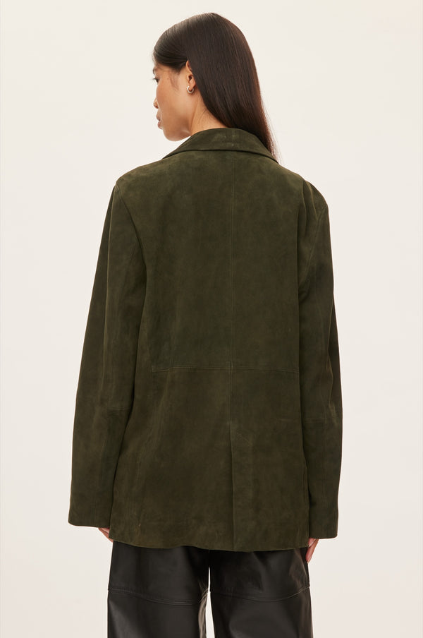 Oval Square Bella Suede Blazer