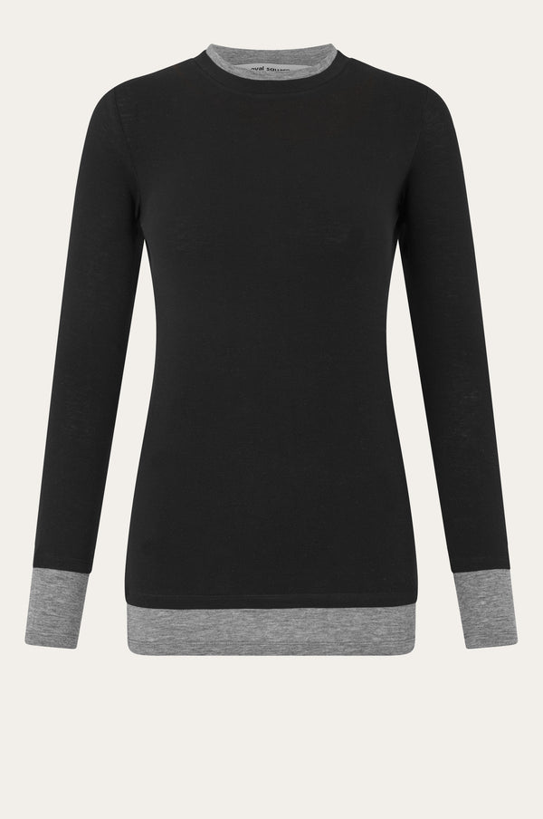 Oval Square Bibi Blouse