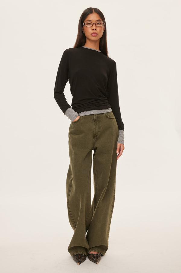 Oval Square Bibi Blouse