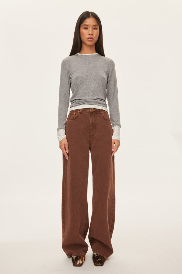 oval square Bibi blouse