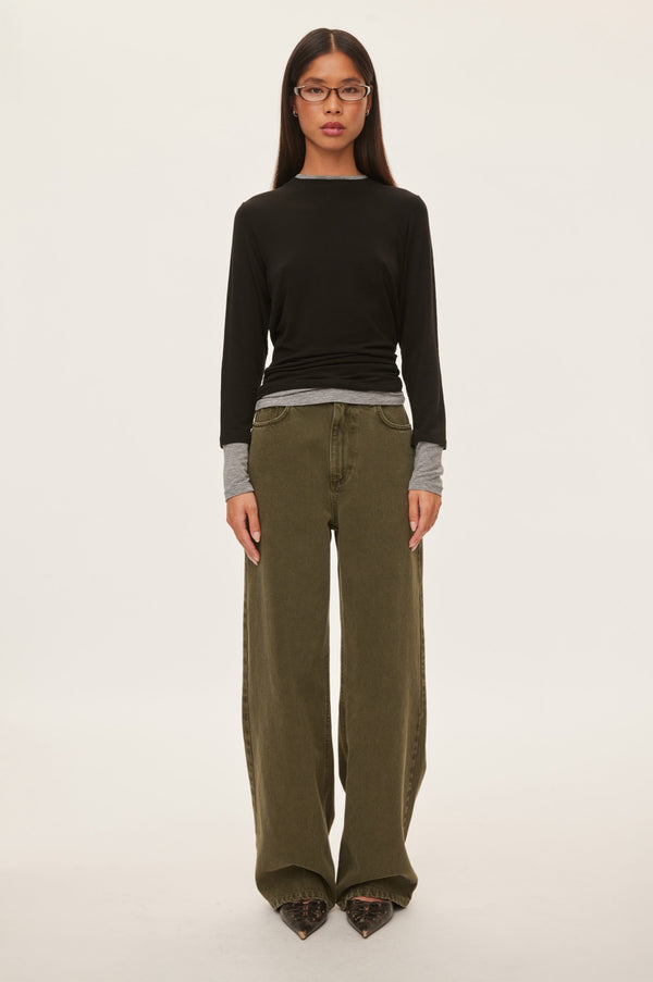 oval square Bibi blouse