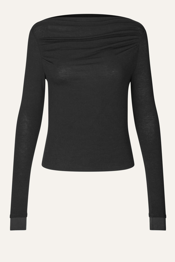 Oval Square Bibi Drape Blouse