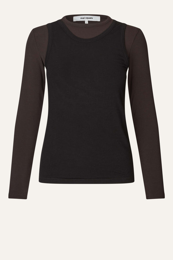 Oval Square Bibi Top Blouse