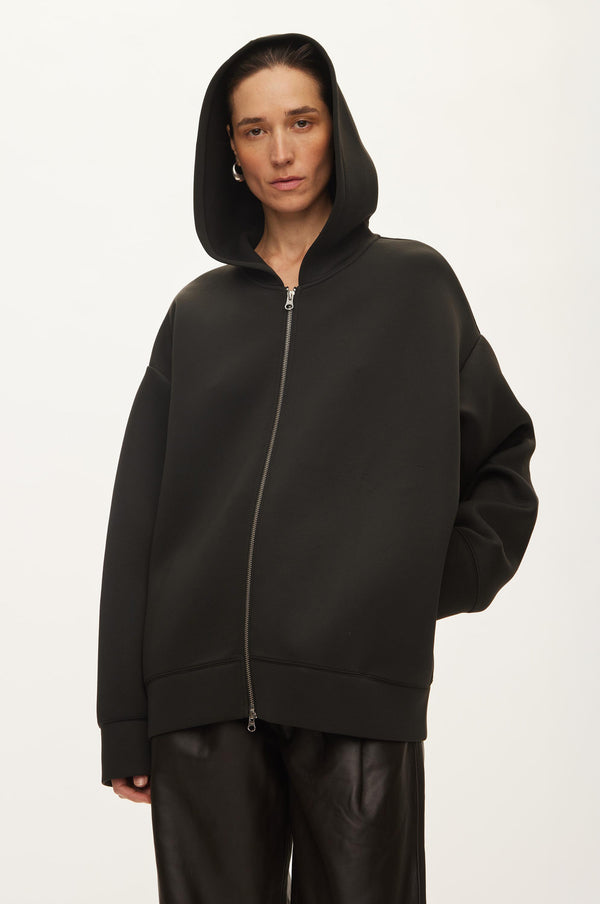 Oval Square Bobbi Zip Hood