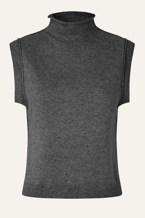Oval Square Carla High Neck Top