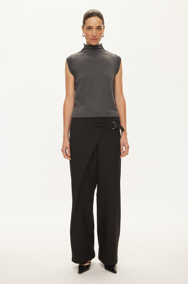 oval square Carla High Neck Top