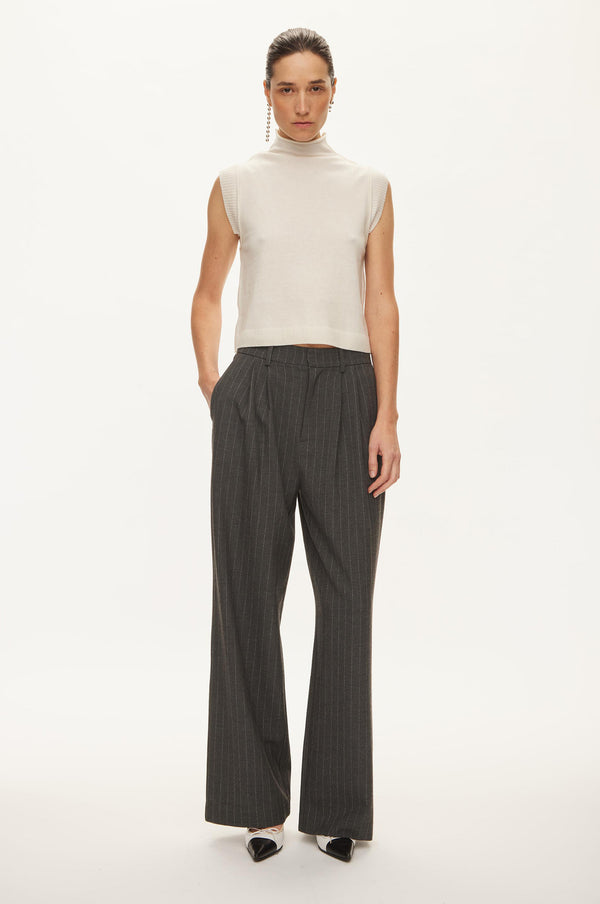 oval square Carla High Neck Top