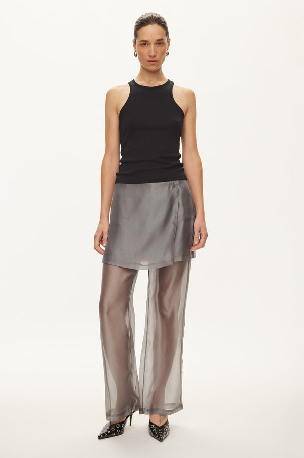 oval square Cosmo Sheer Trousers