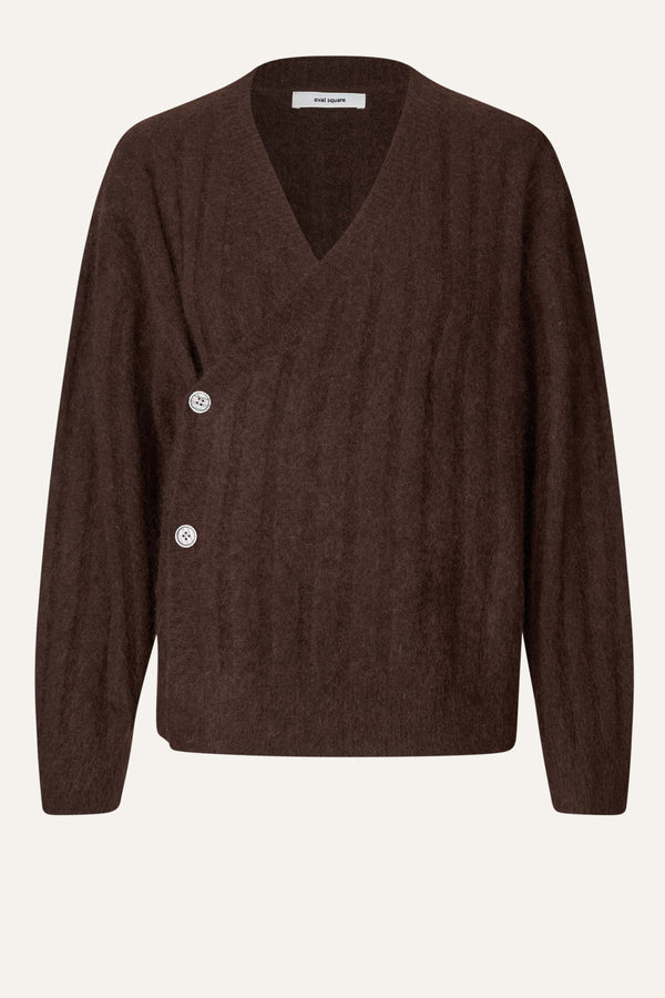 Oval Square Dream Knit Cardigan