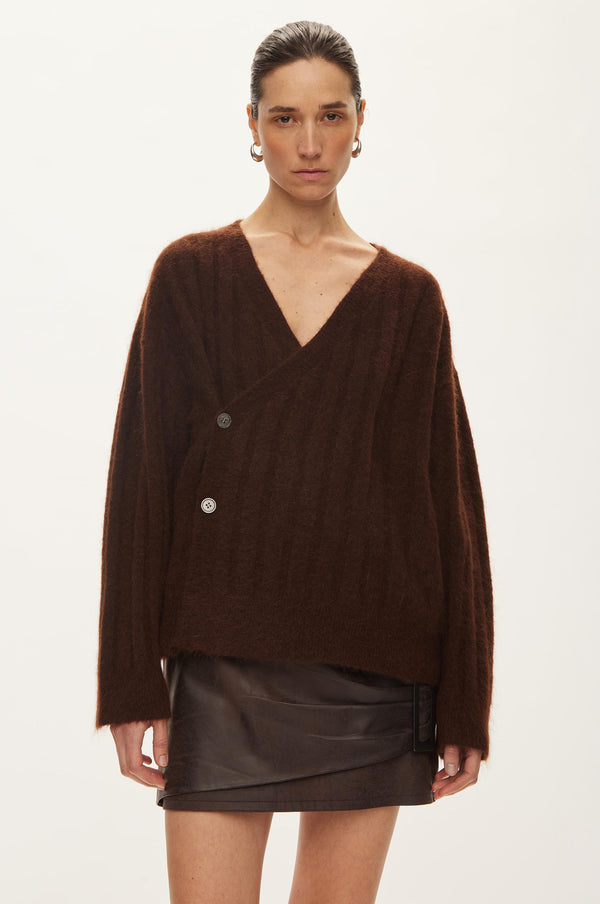 Oval Square Dream Knit Cardigan