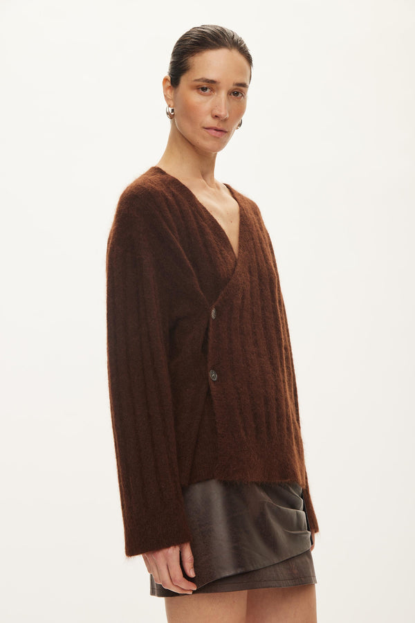 Oval Square Dream Knit Cardigan