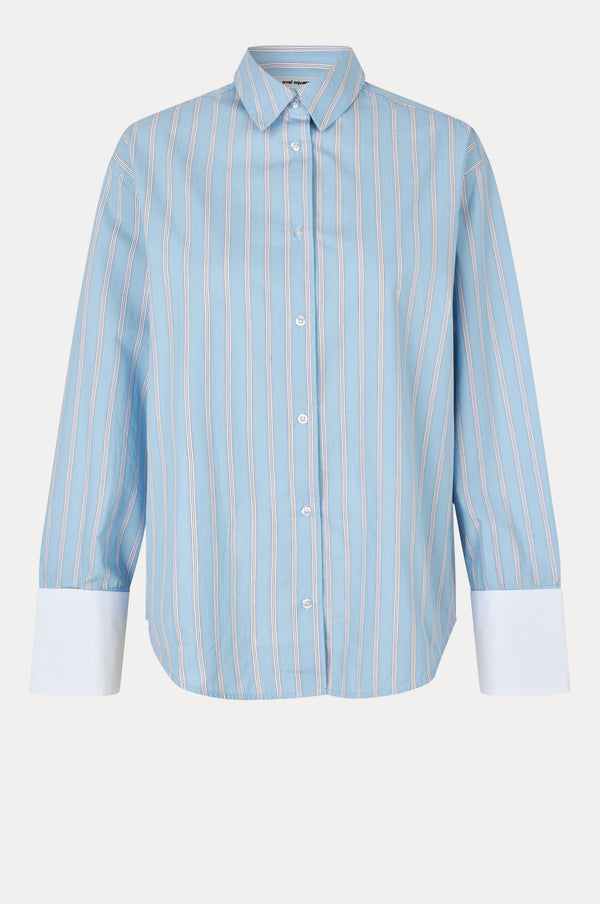 Oval Square Finesse Cuff Shirt