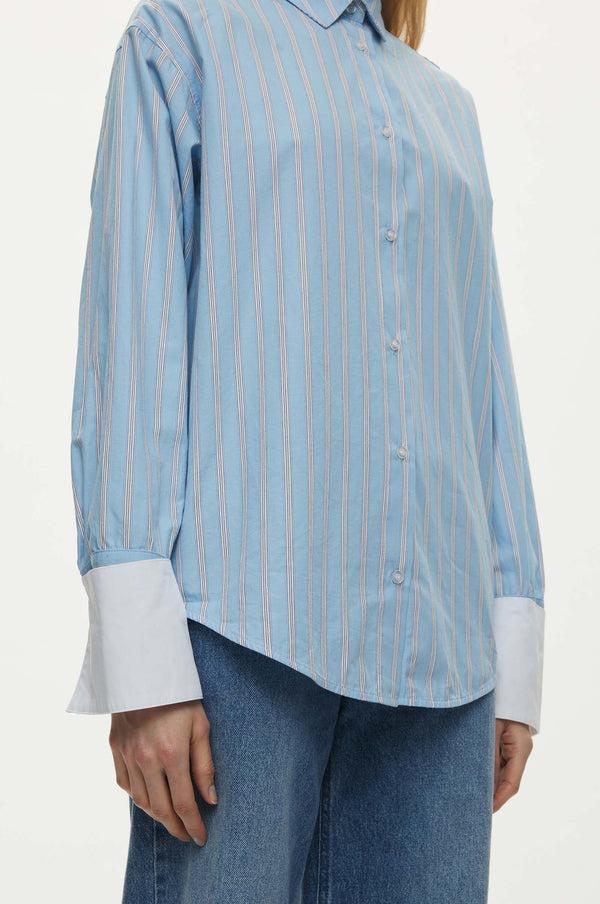 Oval Square Finesse Cuff Shirt