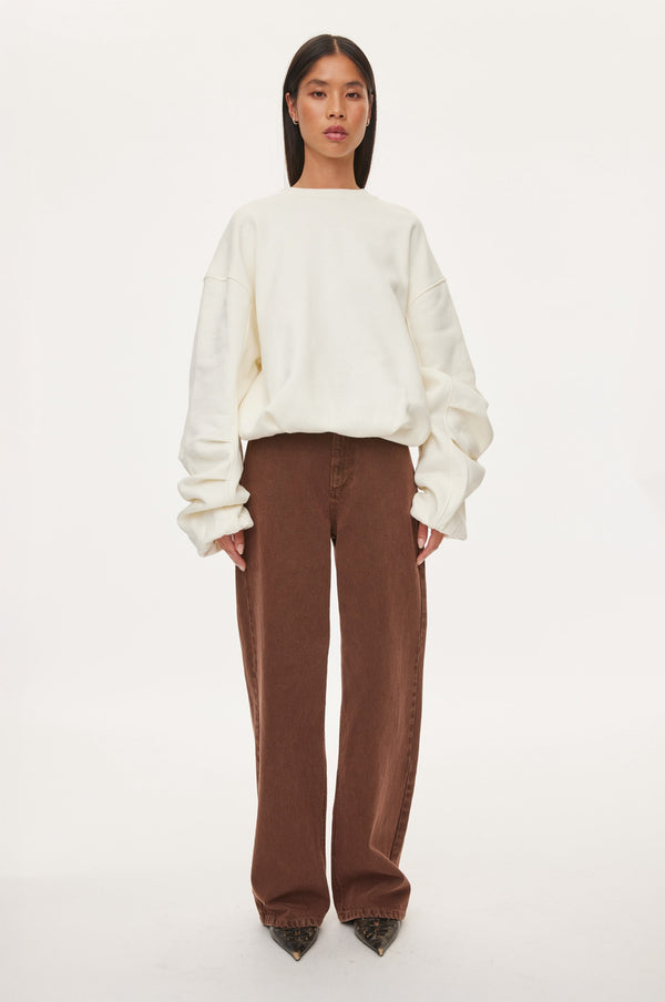 oval square First Crewneck Sweat