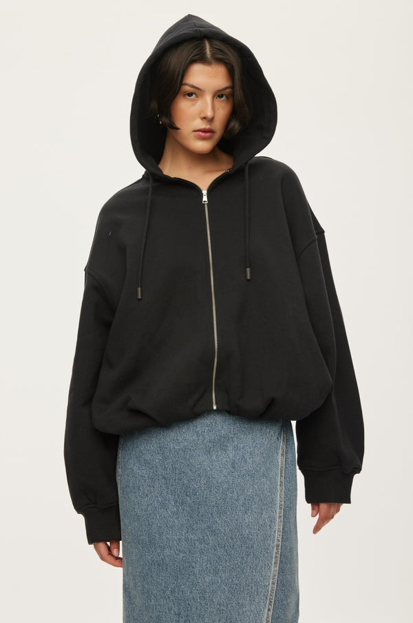 Oval Square First Zip Hoodie