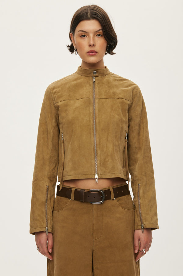 Oval Square Future Suede Jacket