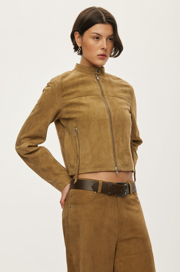 Oval Square Future Suede Jacket