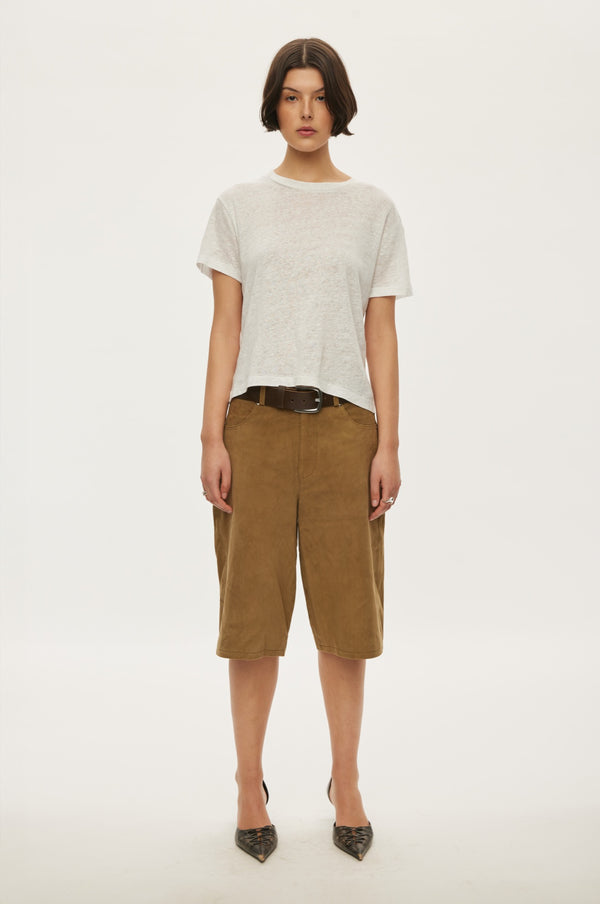 oval square Future Suede Shorts