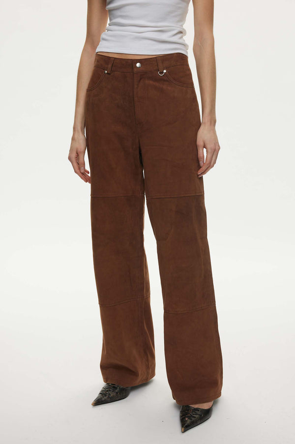 Oval Square Future Suede Trousers