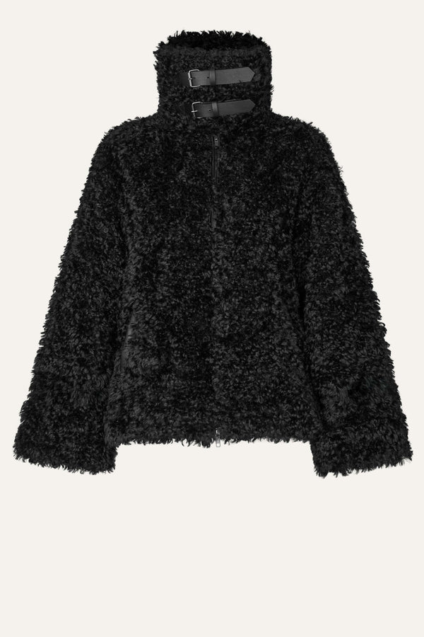 Oval Square Fuzzy Faux Fur