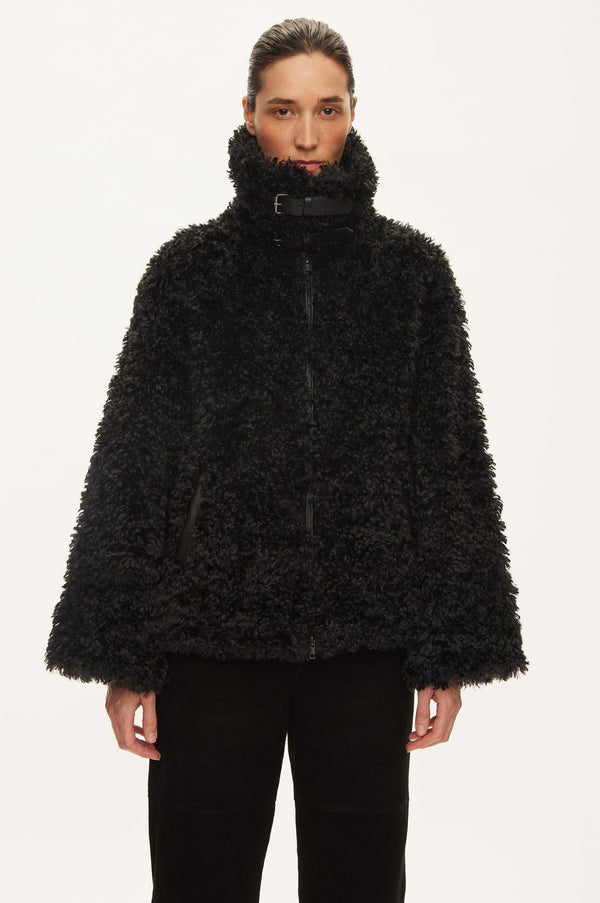 Oval Square Fuzzy Faux Fur