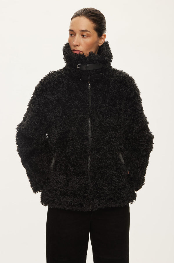 Oval Square Fuzzy Faux Fur