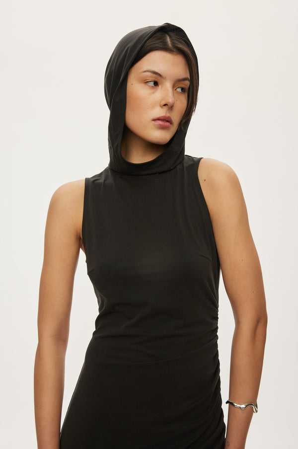 Oval Square Hope Hood Dress