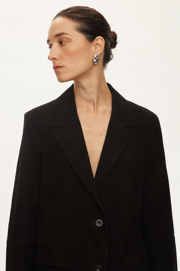 Oval Square Kylie Suede Blazer
