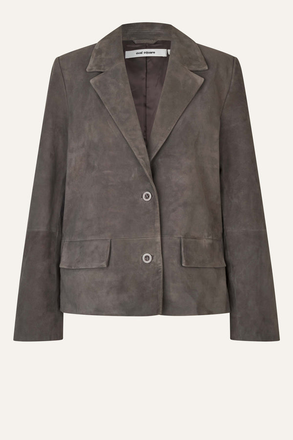 Oval Square Kylie Suede Blazer
