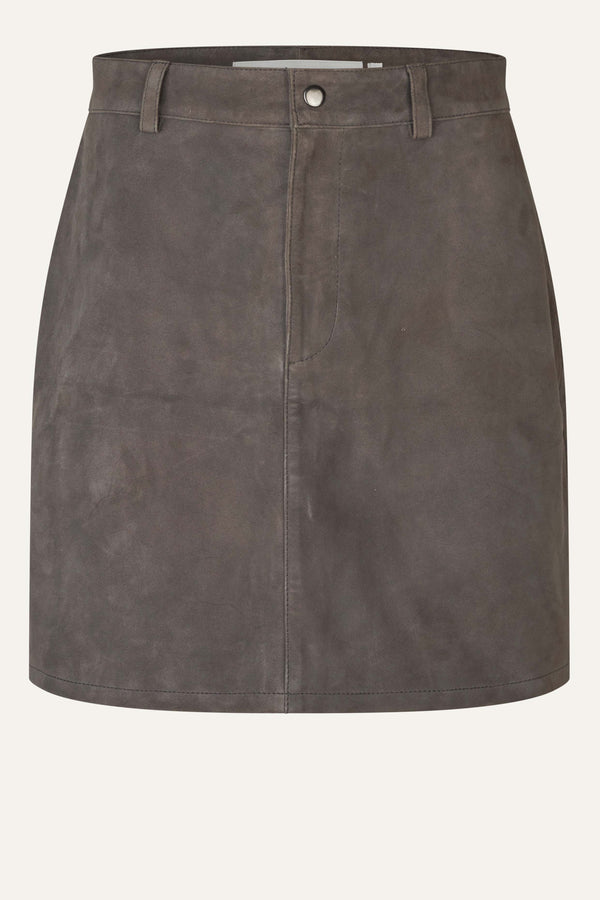 Oval Square Kylie Suede Skirt