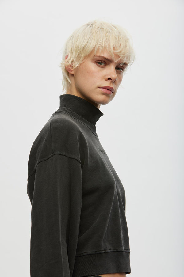 Oval Square Noel Rib Crewneck