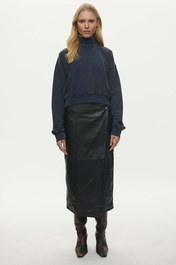 oval square Noel Rib Crewneck