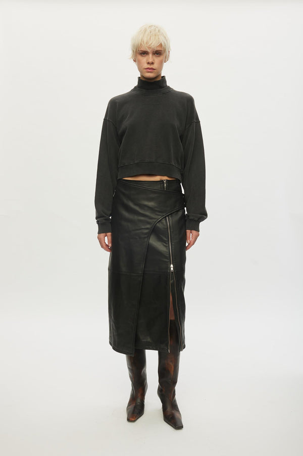 oval square Noel Rib Crewneck