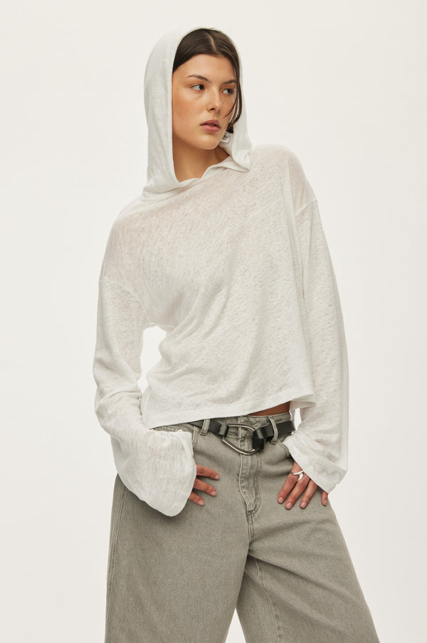 Oval Square Palma Hood Ls Tee