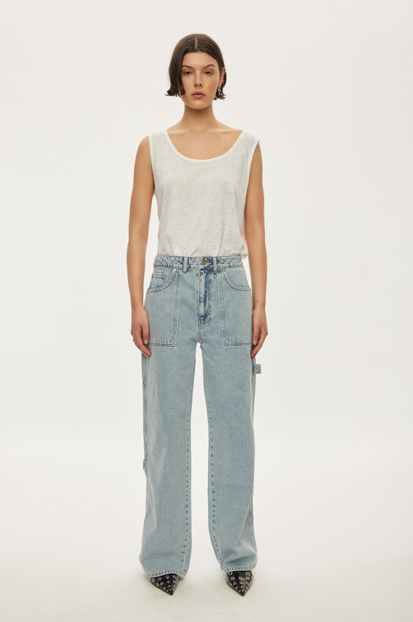 oval square Player Jeans 0105