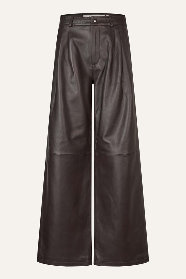 Oval Square Roy Leather Trousers