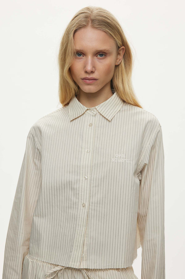 Oval Square Sava Cropped Shirt