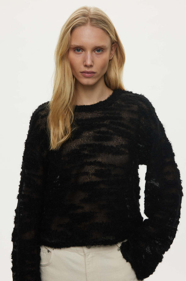 Oval Square Seta Knit Jumper