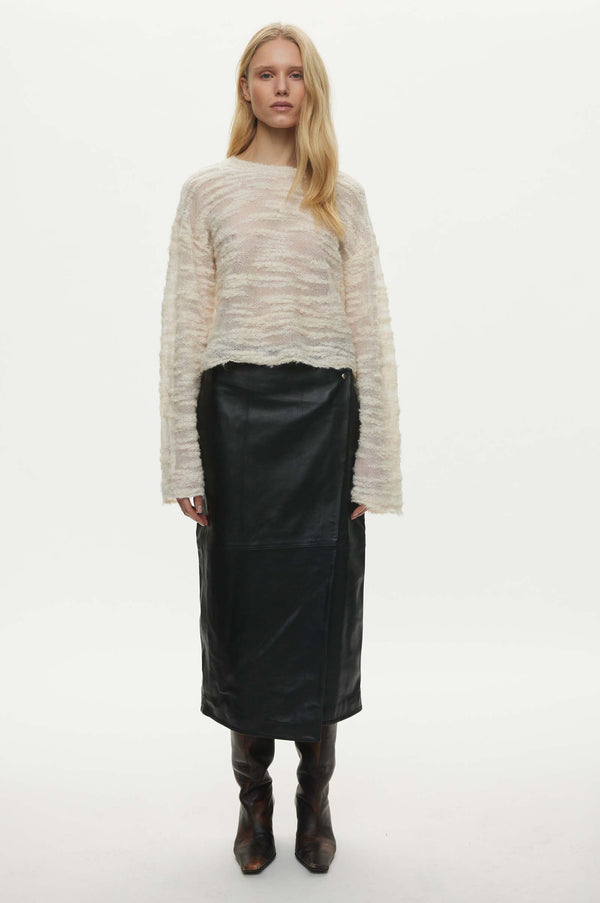 oval square Seta Knit Jumper