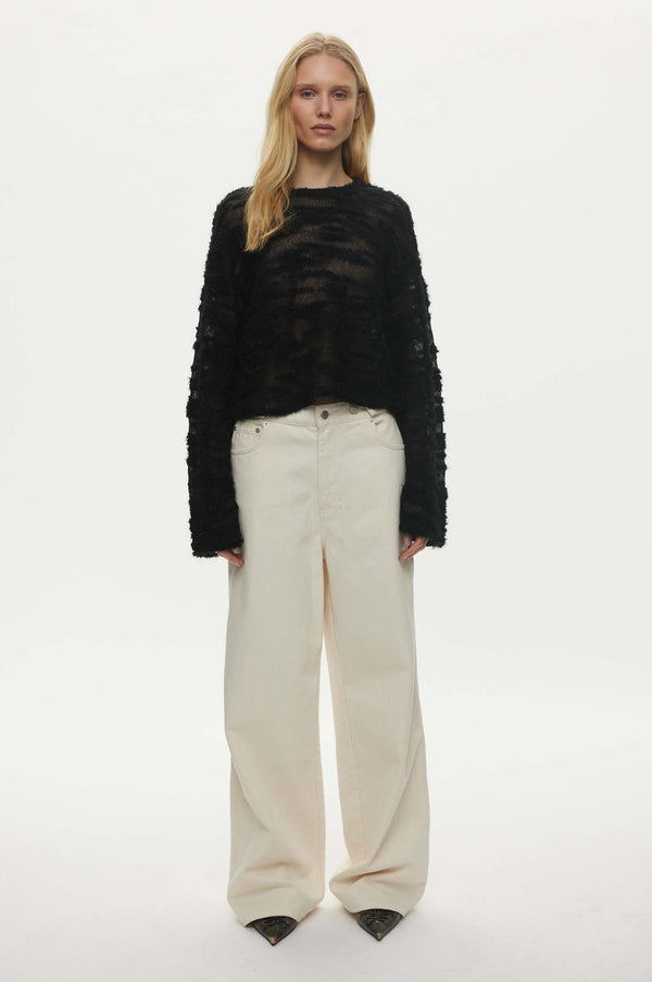 oval square Seta Knit Jumper