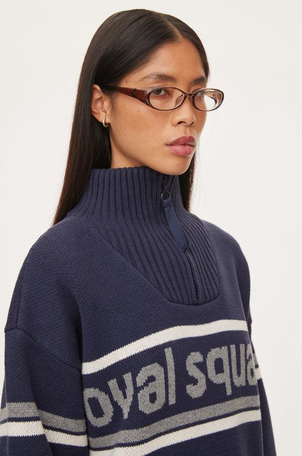 Oval Square Snow Zip Anorak