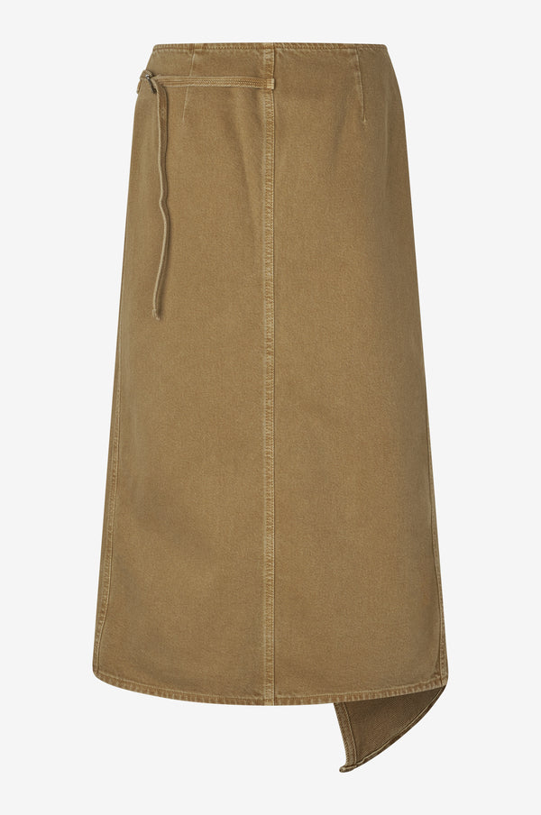 Oval Square Soul Denim Skirt